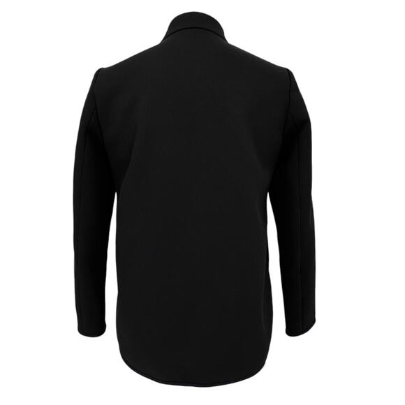 J.CREW Tipped Twill Jacket in Black & Navy Size 0 - Picture 2 of 13